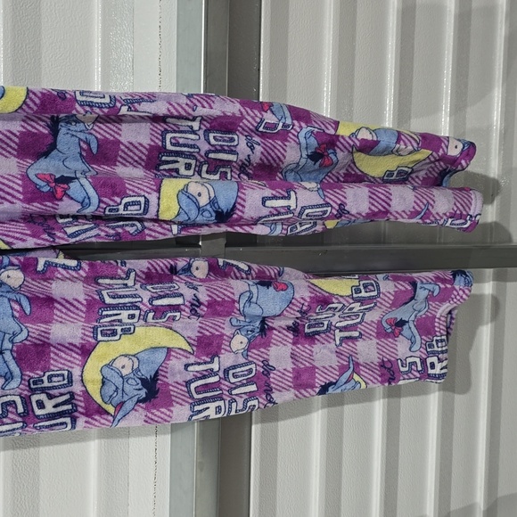 Eeyore Do Not Disturb Fleece Pajama Pants Size‎ XLARGE 16-18 - Picture 3 of 11